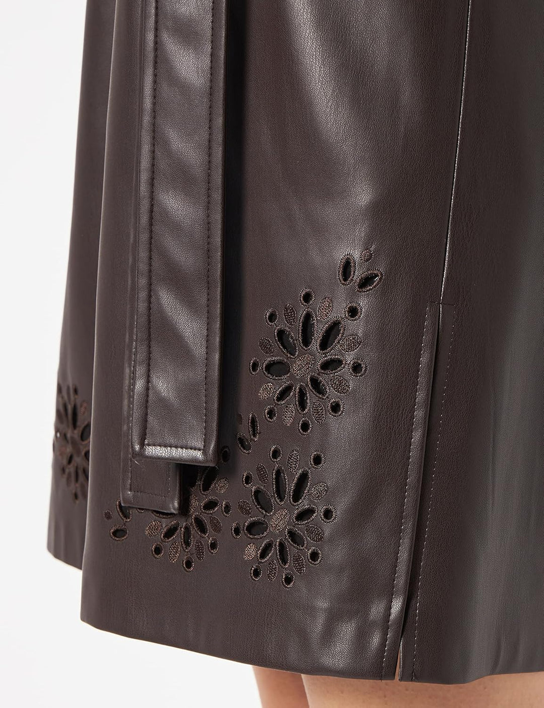 BOSS Damen C_dalelu Kleid 40 Dark Brown203, 40 Dark Brown203