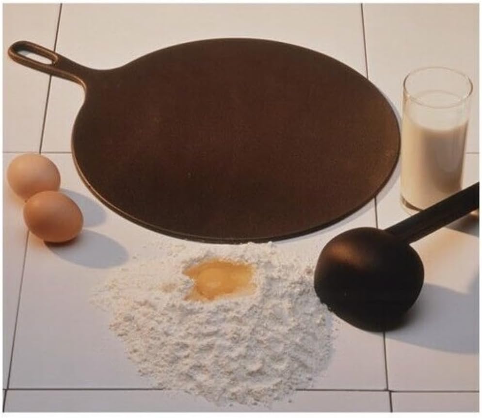 Invicta 32800 Gusseiserne Crèpe-Pfanne 32 cm schwarz