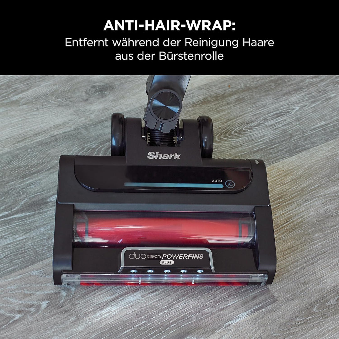 Shark Stratos kabelloser Akku-Staubsauger, PowerFins Plus, 120 Min Laufzeit, Anti-Hair-Wrap- & Clean