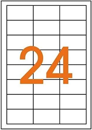 APLI 1226 Etiketten weiss, wetterfest, 64,6 x 33,8 mm, 20 Blatt weiss 20 hojas Etiketten, weiss 20 h