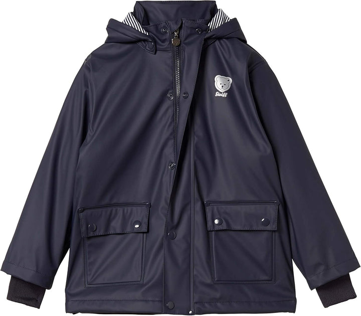 Steiff Jungen Raincoat Regenjacke 86 Blau (Black Iris 3032), 86 Blau (Black Iris 3032)