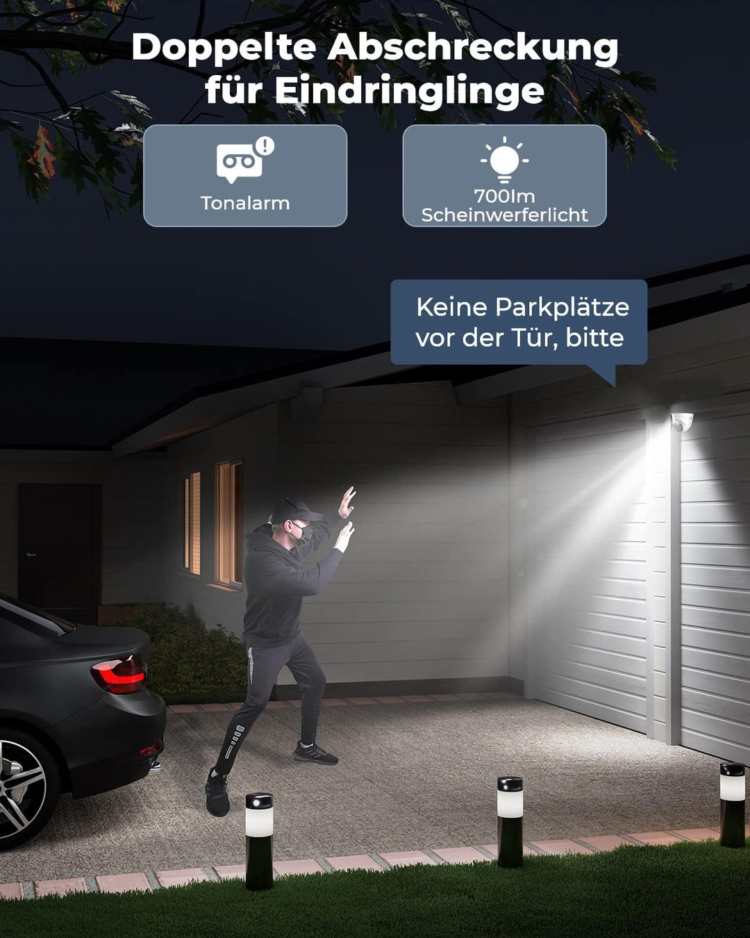 Reolink 12MP PoE Überwachungskamera Aussen mit Spotlight, Farbige Nachtsicht, Zwei-Wege-Audio, 24/7