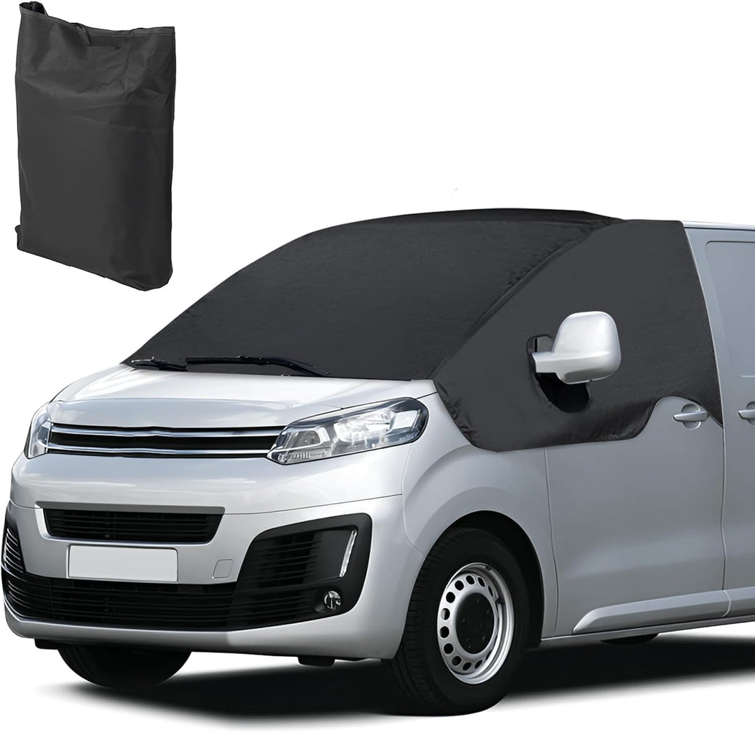 Opaltool Auto Windschutzscheiben Abdeckung für Citroen Jumpy Opel Vivaro 2016-2024, 600D Frontscheib