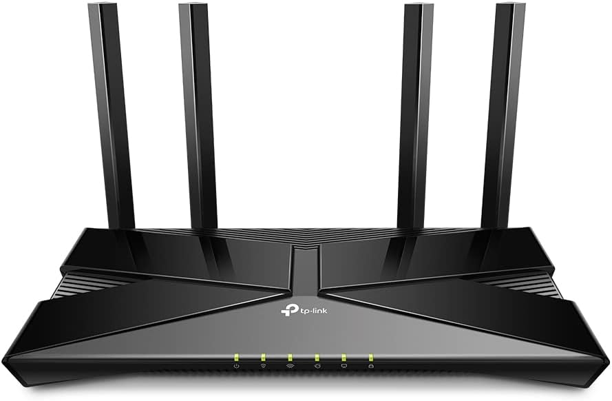 TP-Link Archer AX53 Wi-Fi 6 WLAN Router (2402 Mbit/s 5 GHz, 574 Mbit/s 2,4 GHz, 4 × Gigabit LAN-Port