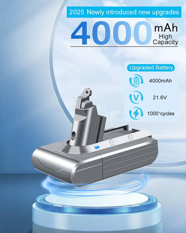 DTK Akku Ersatzakku Für Dyson Staubsauger V6 SV03 SV05 SV06 SV07 SV09 DC62 DC58 DC59 DC61 DC72 DC74