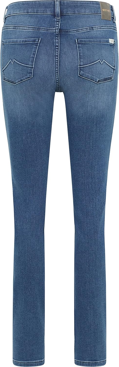MUSTANG Damen Slim Fit Fit Crosby Relaxed Slim 27 Slim Lang Blau, 27 Slim Lang Blau