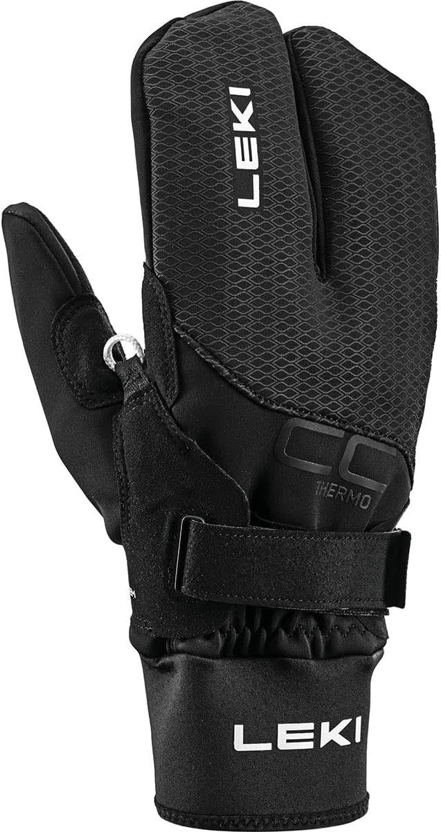 LEKI CC Thermo Shark Lobster (2+2) Handschuhe EU 8.5 Schwarz, EU 8.5 Schwarz