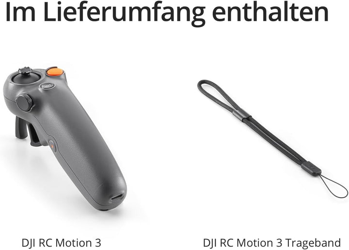 DJI RC Motion 3, FPV Smart-Fernsteuerung mit immersiver Bewegungssteuerung, kompakt und tragbar, One