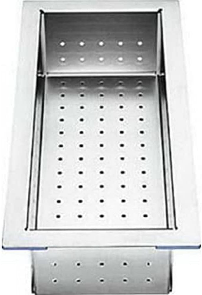 BLANCO Resteschale Edelstahl | 420 x 200 mm | Gelocht