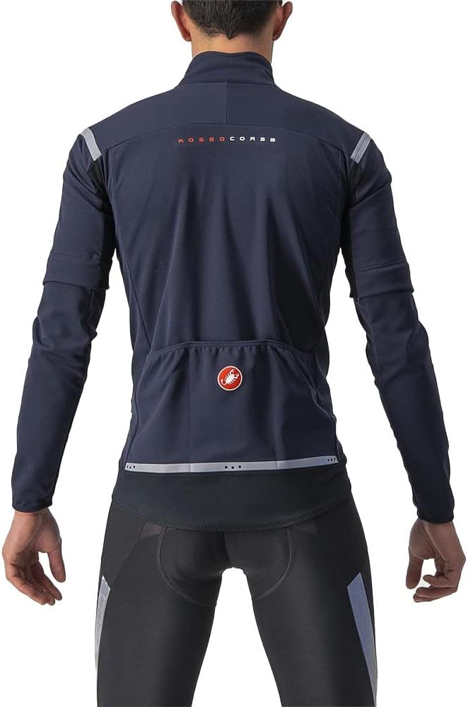 CASTELLI Herren Perfetto Ros 2 Convertible Jac Jacket XXL Belgisches Blau/Silbergrau, XXL Belgisches