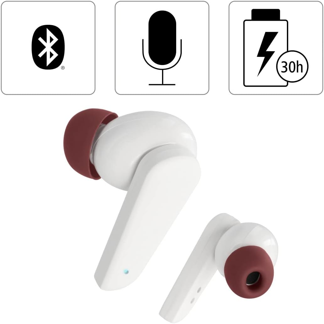 Hama Bluetooth Kopfhörer "Spirit Pocket" (In Ear Kopfhörer mit Mikrofon, True Wireless Earbuds mit L
