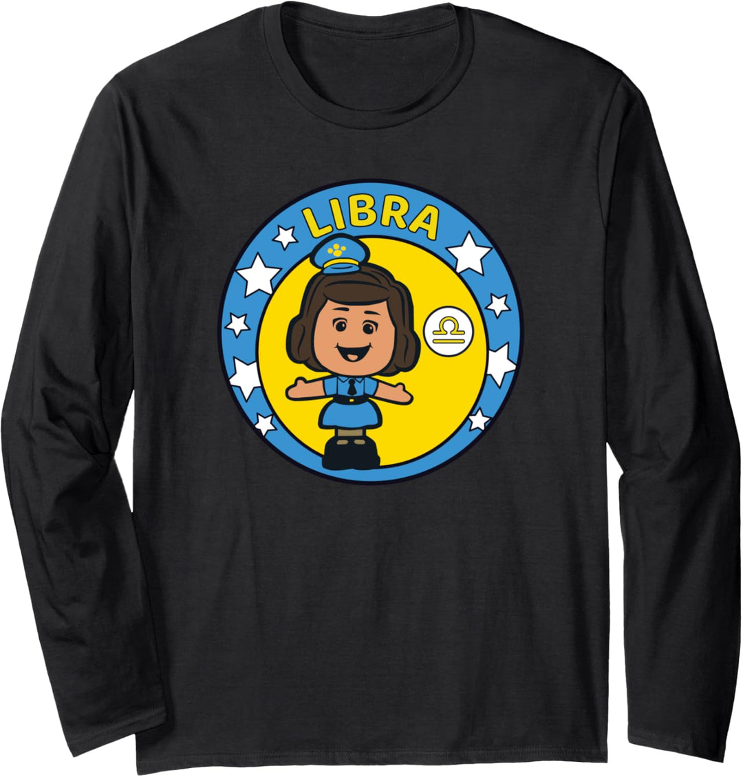 Toy Story 4 Officer Giggle McDimples Libra Zodiac Langarmshirt