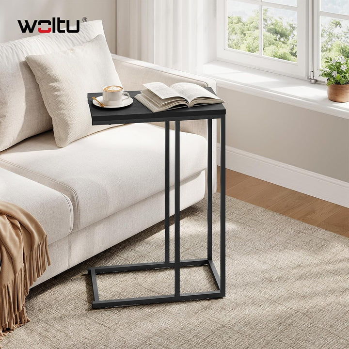 WOLTU Beistelltisch 2er Set Kaffeetisch Couchtisch Sofatisch Nachttisch Betttisch Laptoptisch, Geste