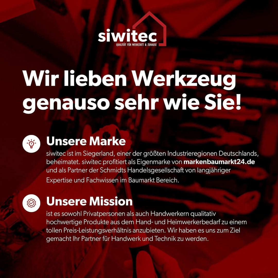 siwitec Werkzeugkoffer 139-teilig | Werkzeug Set CRV | Werkzeugkasten gefüllt mit Zangen, Schraubend