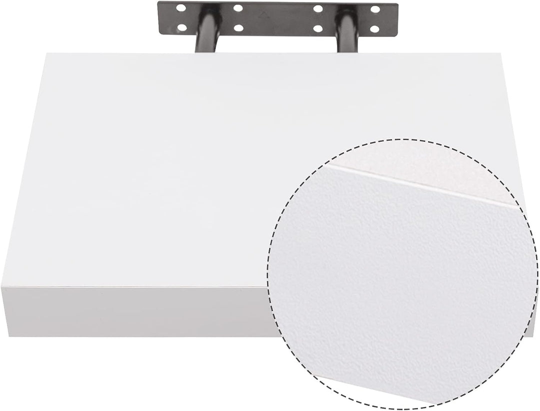 WOLTU 2X Wandregal Wandboard Bücherregal Regale für Deko Wandablagen aus MDF Holz, 2er Set Hängerega