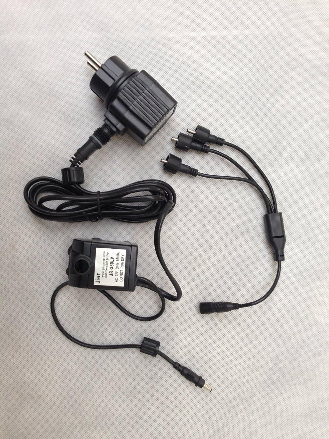 Arnusa Gartenbrunnen Cascades mit LED Beleuchtung Innen und Aussen Springbrunnen Zimmerbrunnen kompl