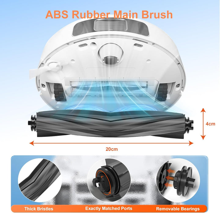 Zubehörset für Dreame L10s Ultra/L10 Ultra Saugroboter: BAKTH 18 Stück Saugroboter Ersatzteile Zubeh