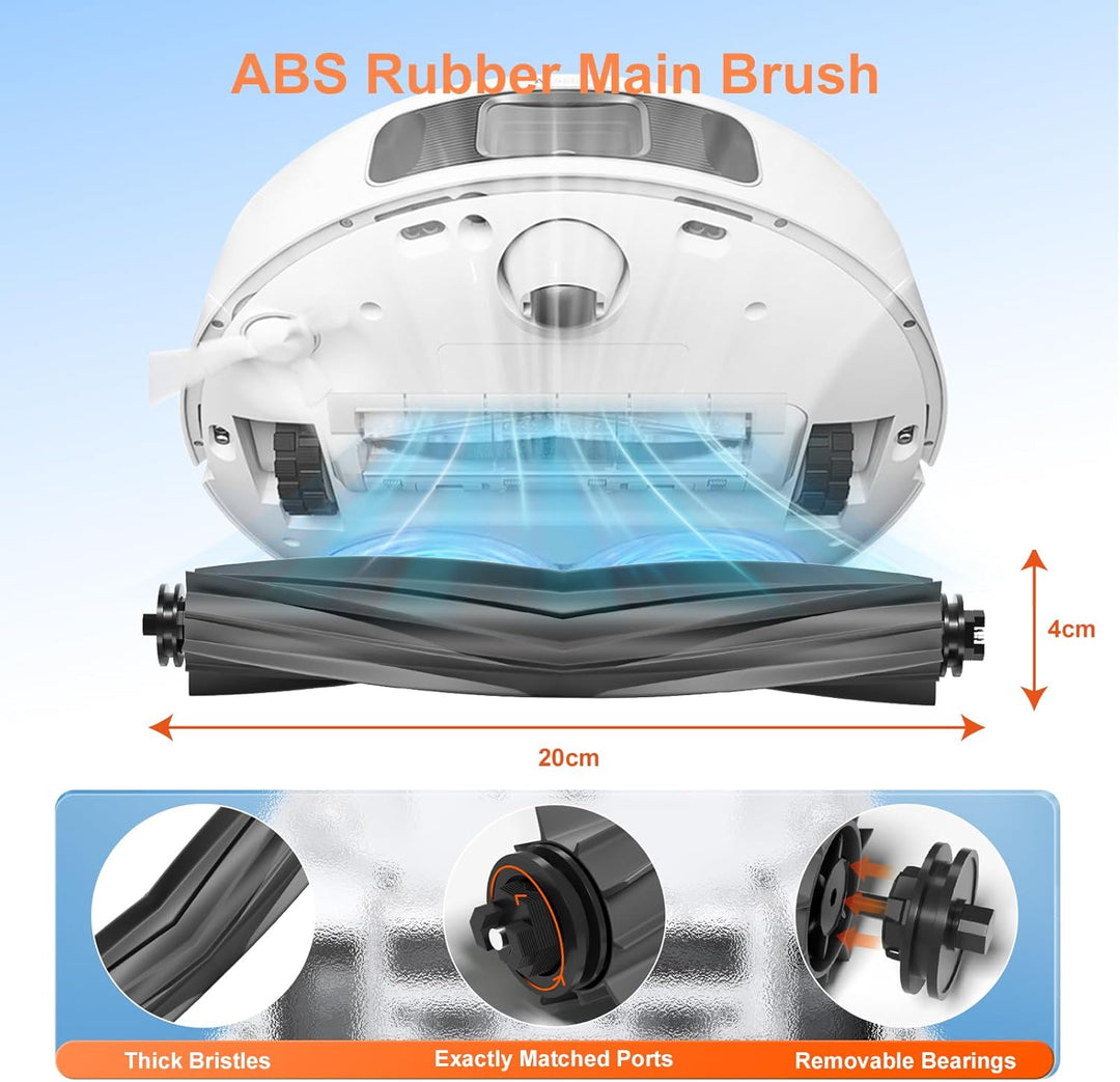 Zubehörset für Dreame L10s Ultra/L10 Ultra Saugroboter: BAKTH 18 Stück Saugroboter Ersatzteile Zubeh