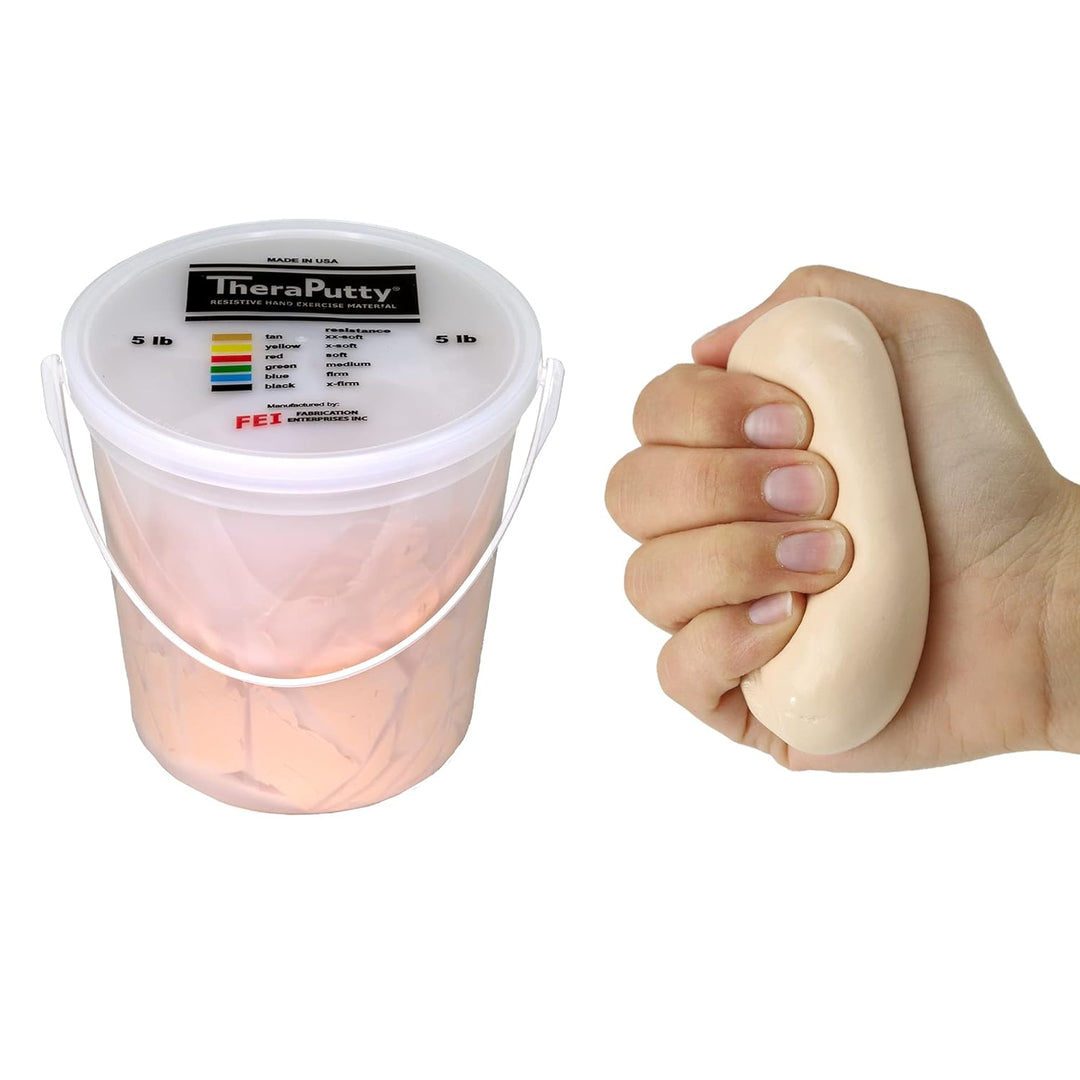 CanDo Antimikrobielle CanDo TheraPutty-Knetmasse - 2,2 kg - beige (extra leicht) Beige 2,2 kg, Beige