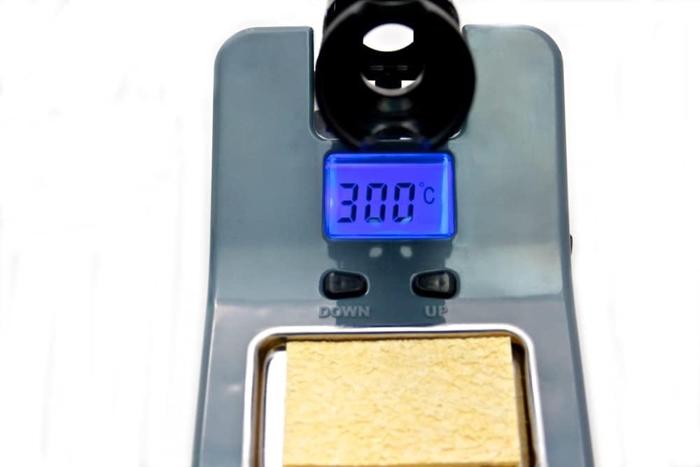 edi-tronic Digitale Regelbare Lötstation ZD-8906L 160-520°C 48W Lötkolben Lötkolbenablage Lötschwamm