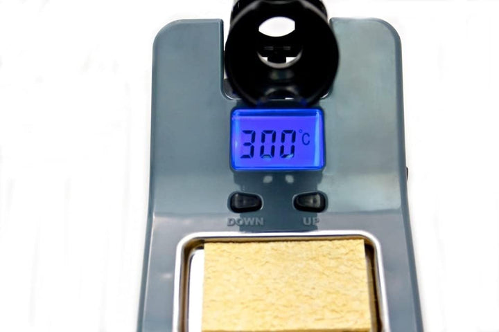 edi-tronic Digitale Regelbare Lötstation ZD-8906L 160-520°C 48W Lötkolben Lötkolbenablage Lötschwamm
