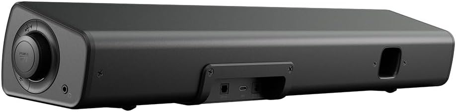 CREATIVE Sound Blaster GS5 RGB Gaming Soundbar mit SuperWide-Technologie, Stromversorgung über Adapt