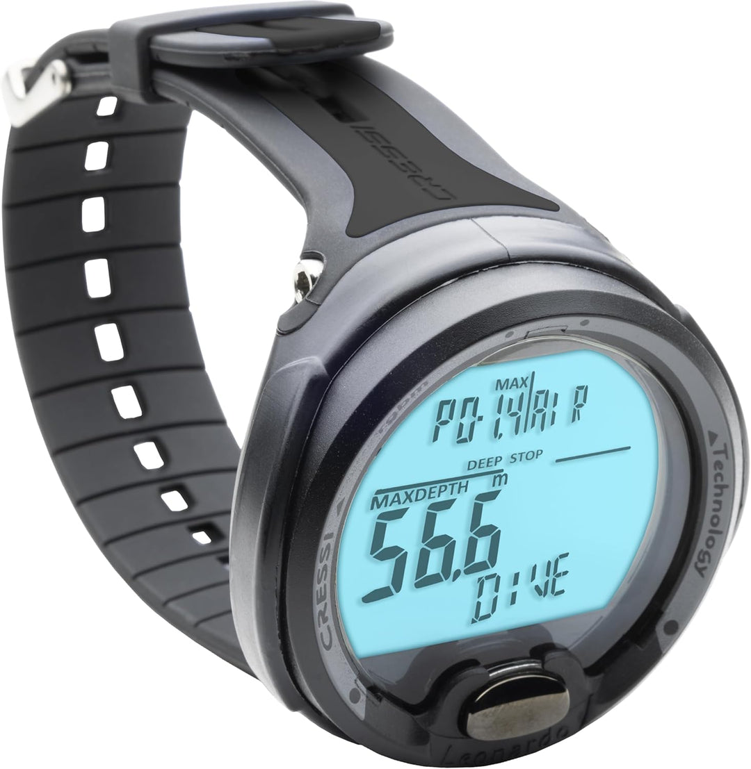 Cressi Leonardo - Premium Tauchcomputer Air / Nitrox und Tiefenmesser Modi - WEEE NR. DE 13961704 Sc