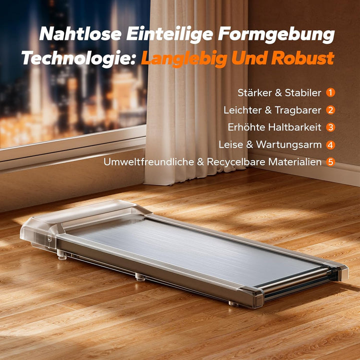 MERACH Walking Pad, 3-in-1 Laufband für Zuhause, Laufband Schreibtisch, Fernbedienung & App Steuerun