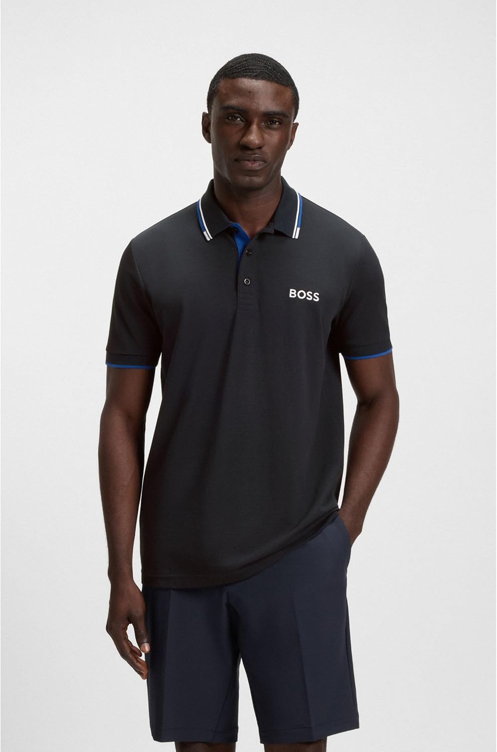 BOSS Herren Poloshirt, 5XL Dark Blue402