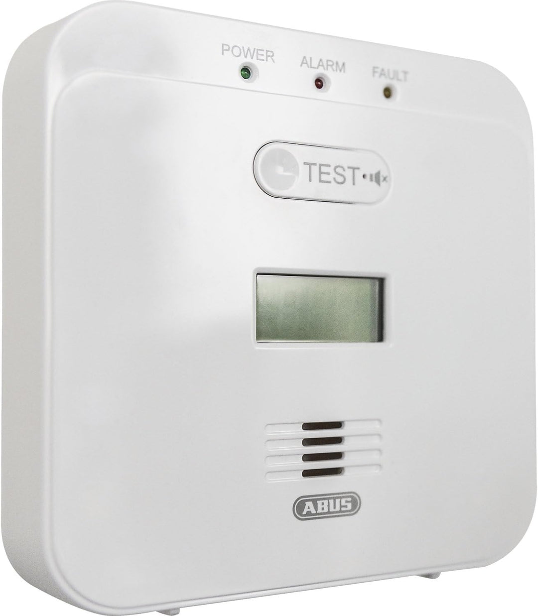 ABUS Kohlenmonoxid-Warnmelder COWM510 - CO-Melder mit 85 dB lautem Alarm, Prüftaste, 10-Jahres-Senso