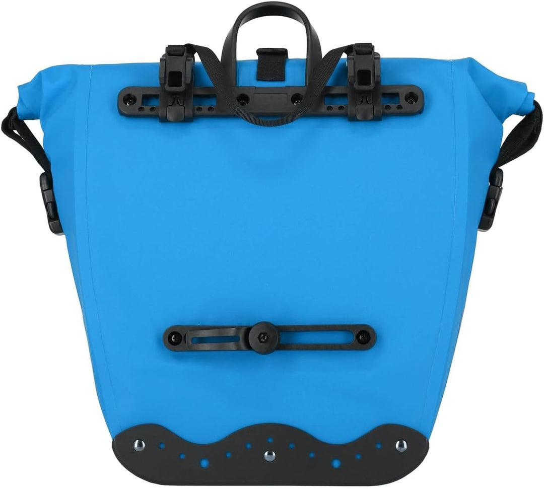 Travelite BASICS FOR BIKES - grosse Fahrradtasche Gepäckträger wasserdicht, mit abnehmbaren Schulter