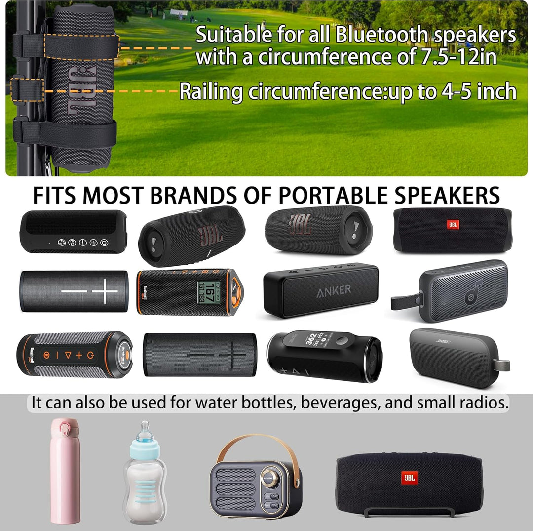 co2CREA Tragbare Lautsprecher-Halterung für die meisten kabellosen Bluetooth-Lautsprecher, Outdoor-L