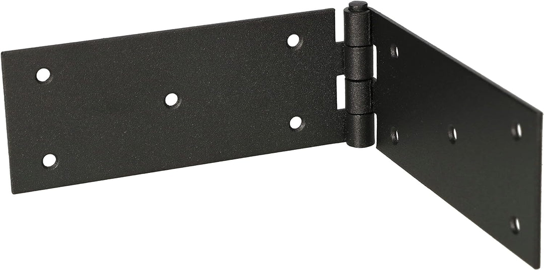 KOTARBAU® 10er Set Türscharnier Kistenband Möbelscharnier 250x50 mm Gerollt Schwarz 250x50 mm 10er S