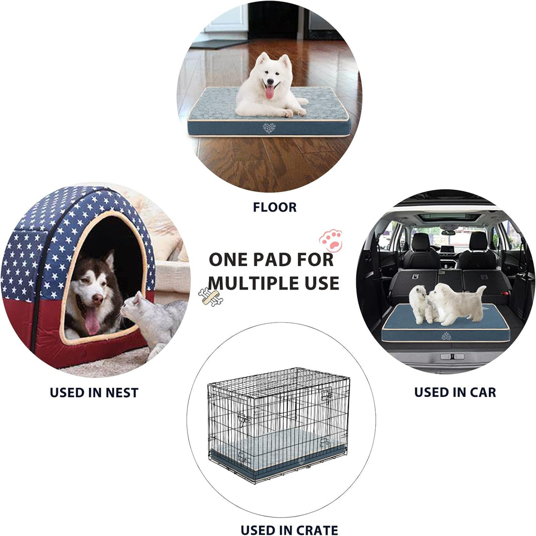 VANKEAN Hundebett wasserdichte Reversible (Kühl und Warm), Abnehmbarer Innenfutter, Flauschig Hundem