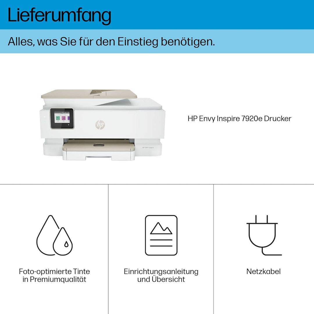 HP Envy Inspire 7920e Multifunktionsdrucker, Tintenstrahldrucker, 6 Monate gratis drucken mit HP Ins