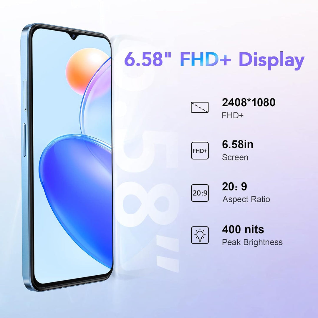 CUBOT P80 Smartphone Ohne Vertrag (2023), Android 13 Handy, 16GB+256GB/1TB, 48MP+24MP, 6,58" FHD+, 5