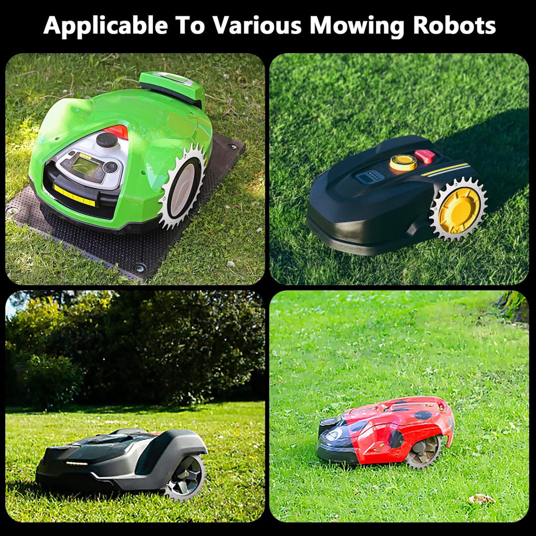 Edelstahl Spikes, 2 Stück Spikes für Bosch Indego XS 300 M700 S 500 M+700 S+500 mit 12 M4 Flachkopfs