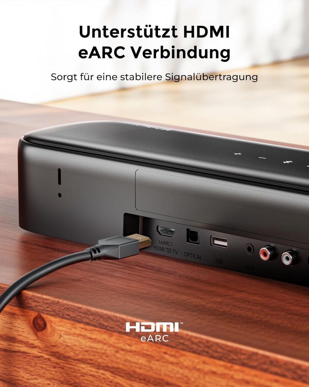 ULTIMEA 7.1ch Soundbar mit Dolby Atmos, Surround Sound System mit 4 Surround Lautsprechern, App, Hei