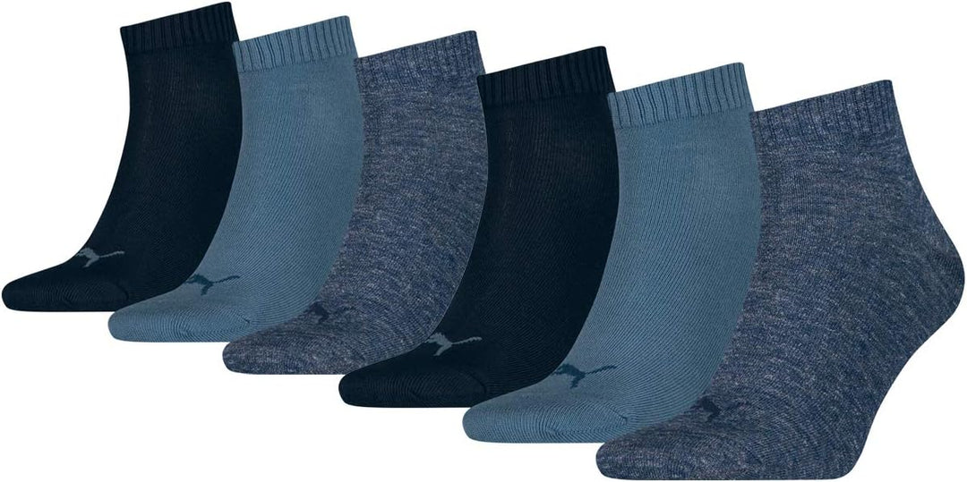 PUMA Socken Crew Sport Socks Damen, Herren 3er Pack Grössen 39-46 - Farbenauswahl Modern 3-4 Jahre B