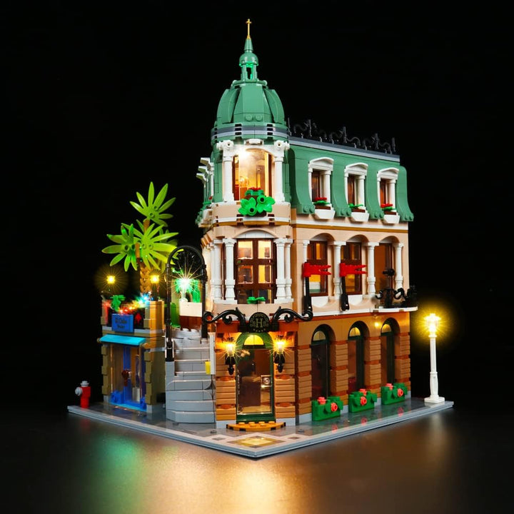 Led Licht Set für Lego Boutique Hotel,Dekorations Led Beleuchtungs Set für Lego 10297 Boutique-Hotel