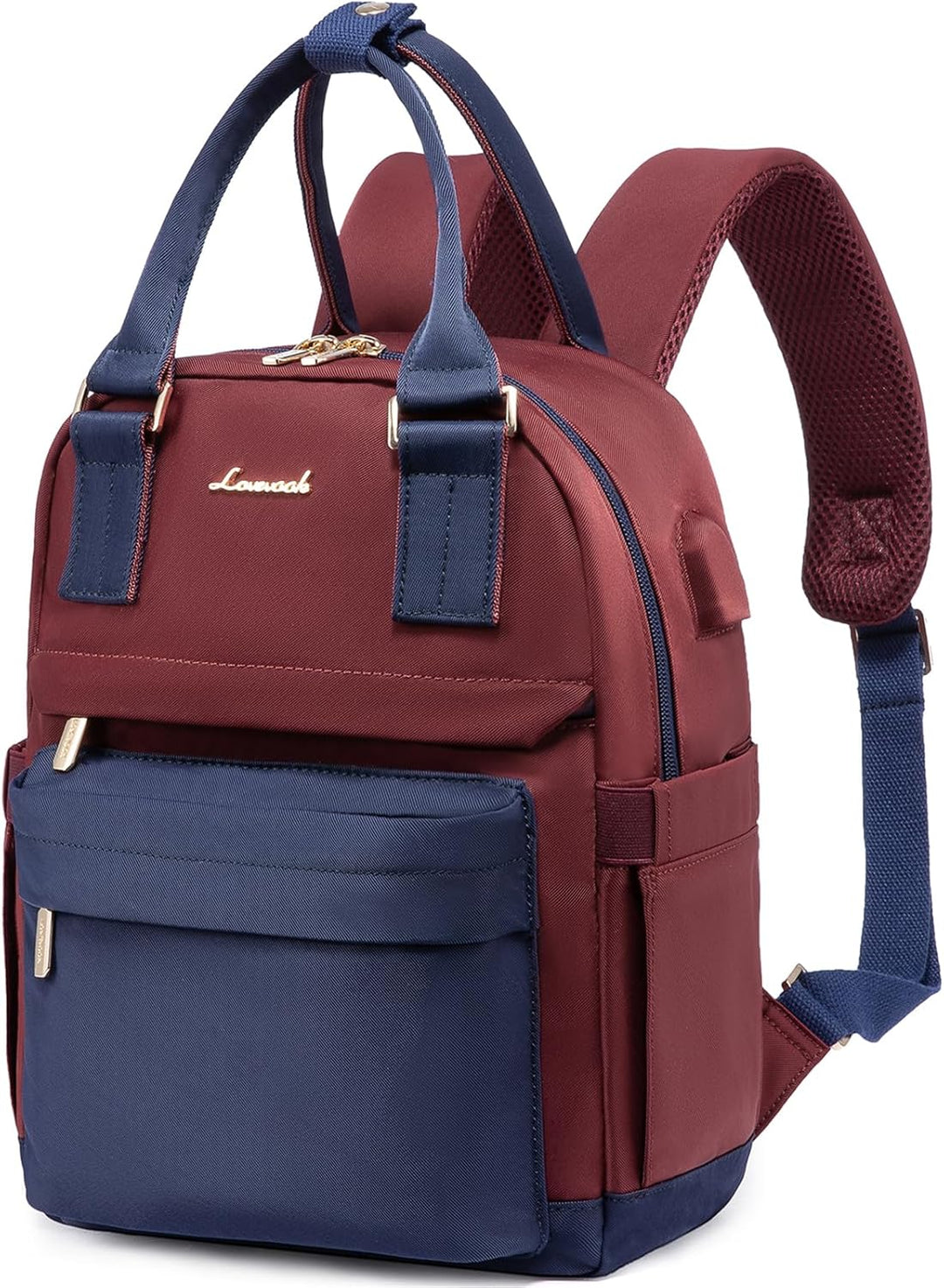 LOVEVOOK Rucksack Damen Klein, Wasserdicht Cityrucksack Handtasche 2 in 1, Mini Tasche Daypack Backp