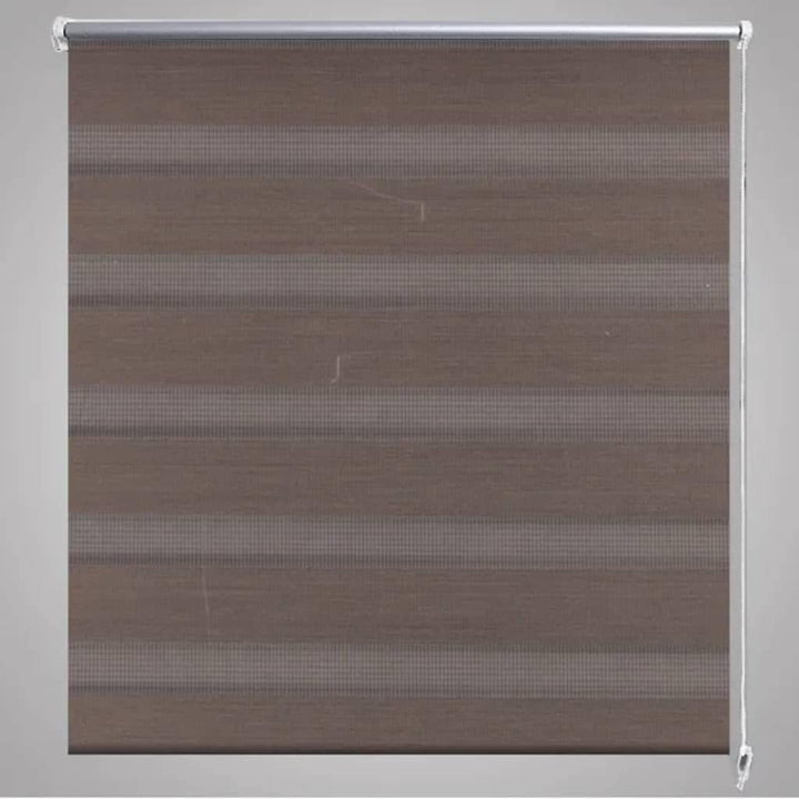 WIFESE Doppelrollo Seitenzug Duo Rollo 120x175 cm brau Verdunkelungsrollo Fenster Rollos FĂŒR Innen R