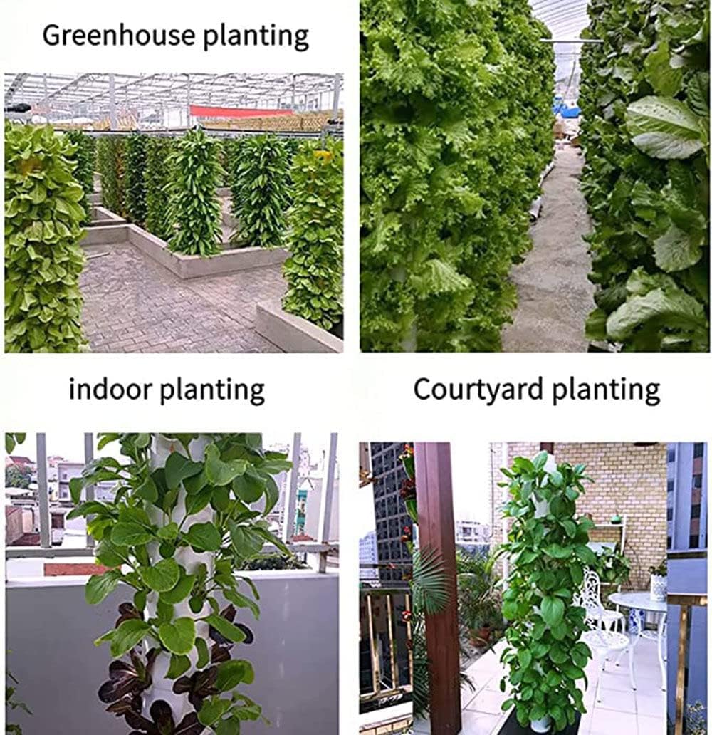 Aquaponik-Wachssystem,Hydroponik-Turm,Indoor Kräutergarten Kit, Hydroponische Anzuchtsystem,Indoor G