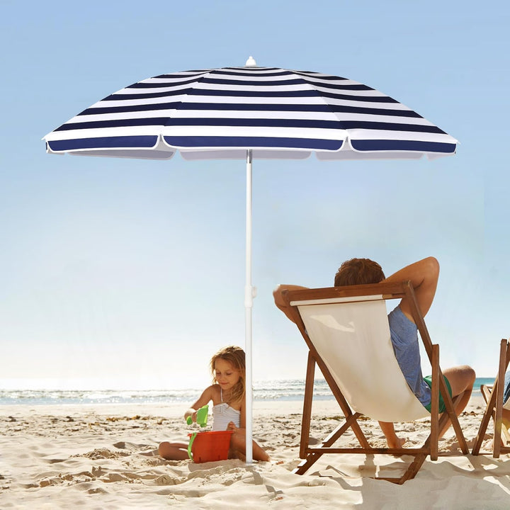 Sekey 160 cm Sonnenschirm Balkon mit Bodenhülse & Schutzhülle, Neigungs und Höhenverstellung, Sonnen