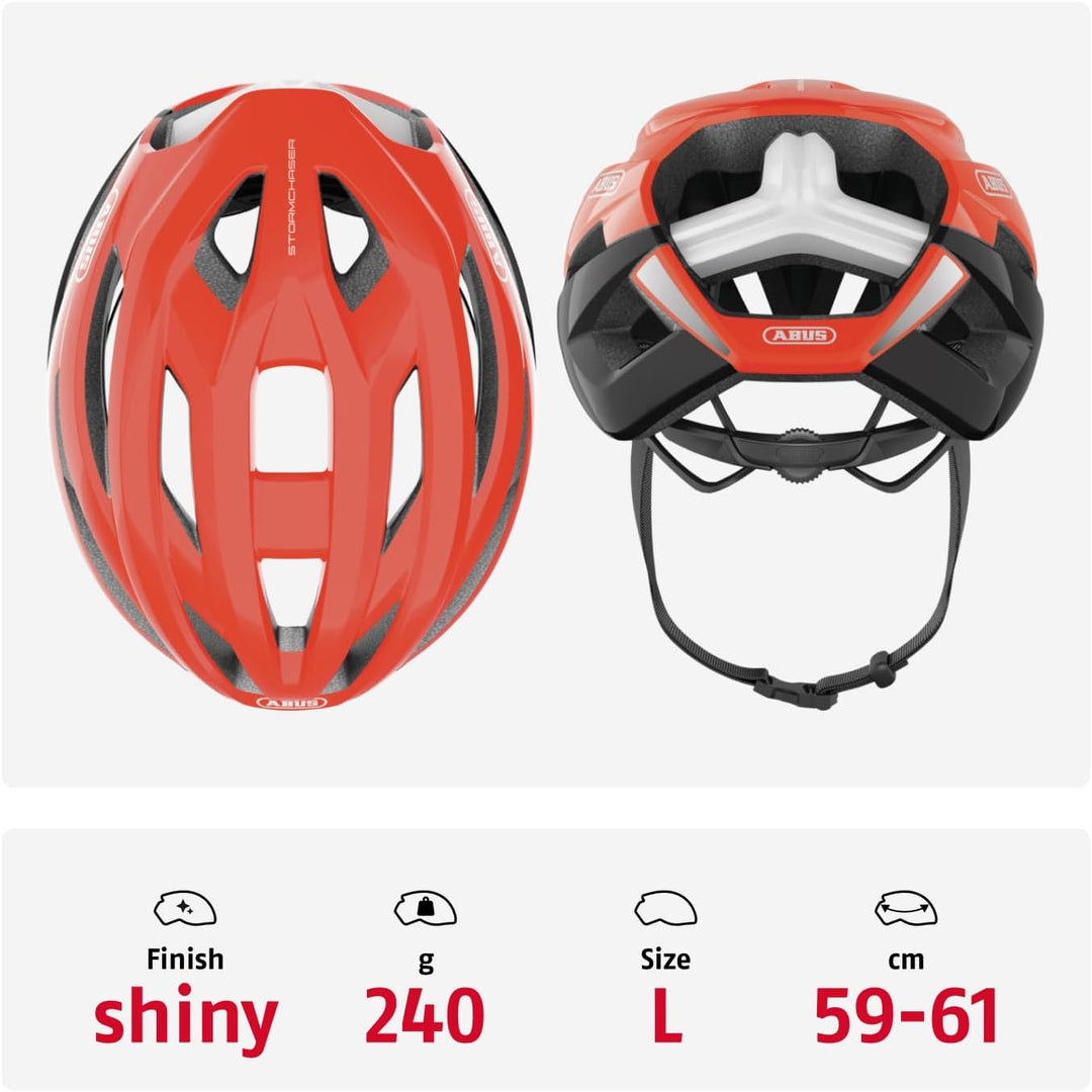 ABUS Rennradhelm StormChaser - Leichter und komfortabler Fahrradhelm für professionellen Radsport fü