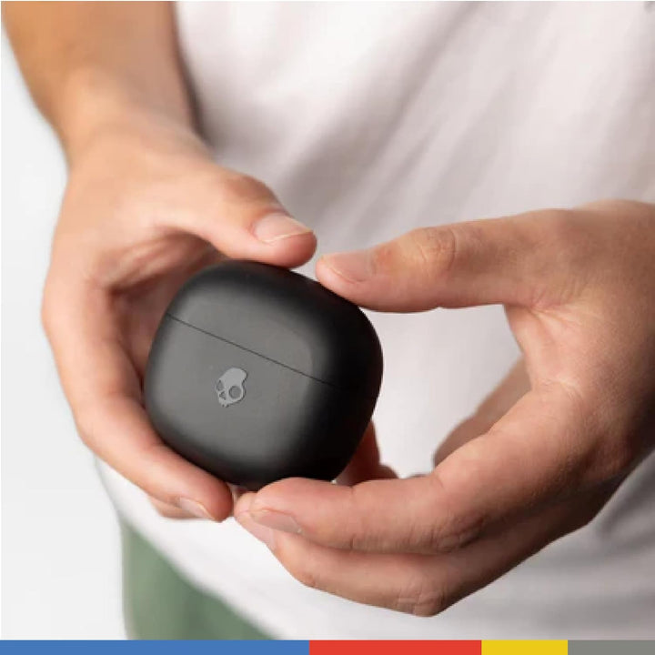 Skullcandy Rail In-Ear Wireless-Kopfhörer, 42 Std. Akkulaufzeit, Skull-iQ, Alexa-Unterstützung, Mikr