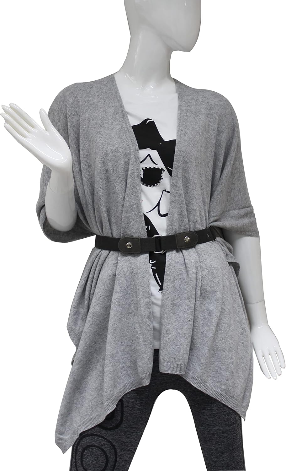 Damen Poncho,Schal Pullover, Lange Strickjacke, Strickpullover, Mantel,XXL Umhängetuch,Tunika für So