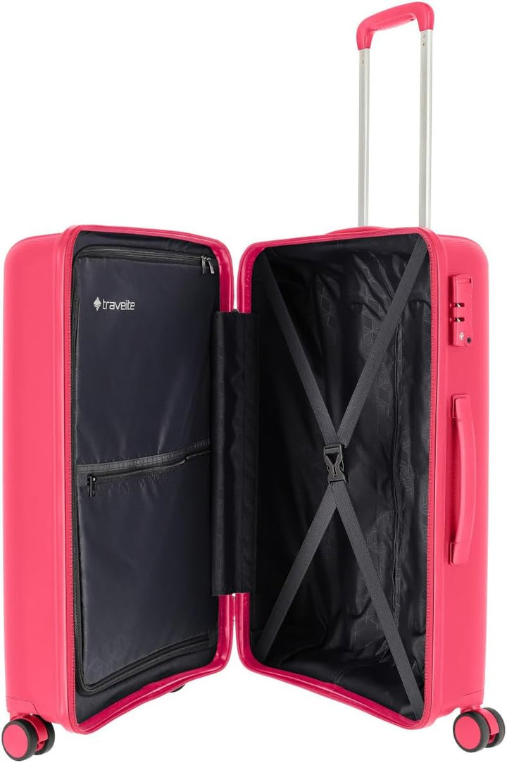 Travelite Vaka - 4-Rollen-Trolley 65 cm M cyclam, Cyclam