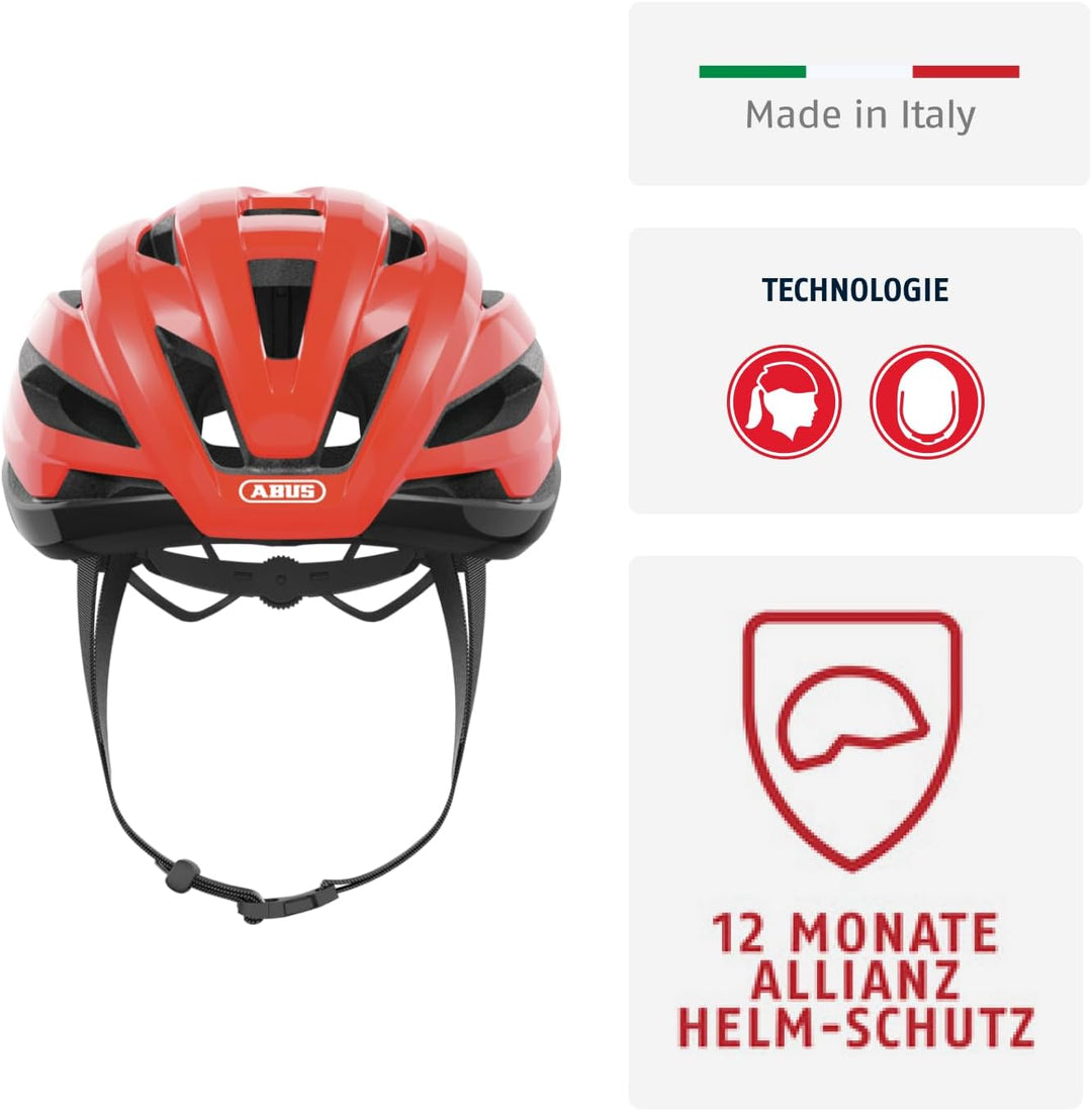 ABUS Rennradhelm StormChaser - Leichter und komfortabler Fahrradhelm für professionellen Radsport fü