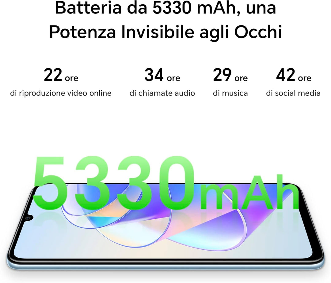 Honor X7a 128GB/4GB RAM Dual-SIM midnight-black, Schwarz Mitternacht, (5109AMLW) Mitternachtsschwarz